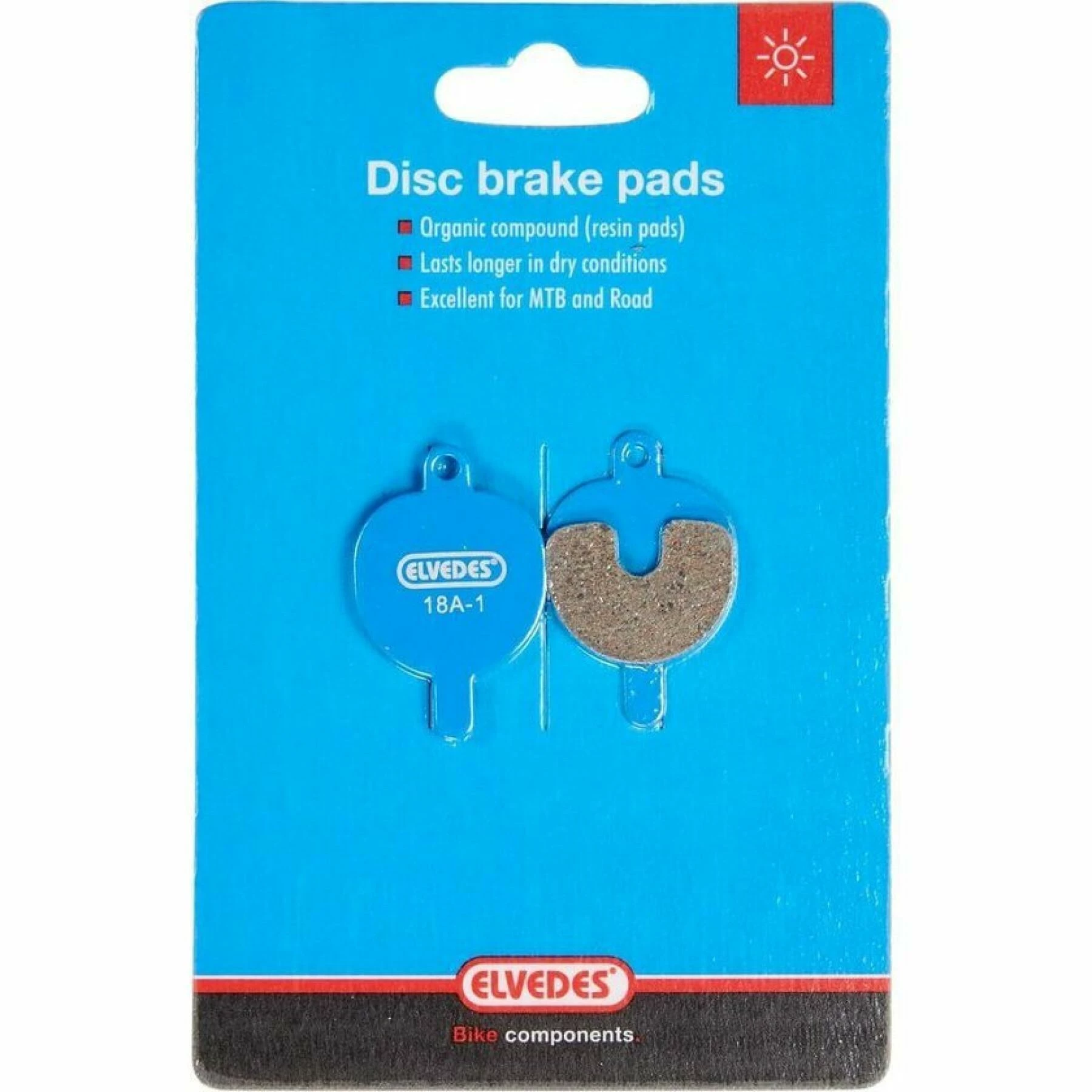 Paire De Plaquettes De Frein Vélo Organic Mécanique Elvedes Logan 1 Paire De Plaquettes De Frein Vélo Organic Mécanique Elvedes Logan