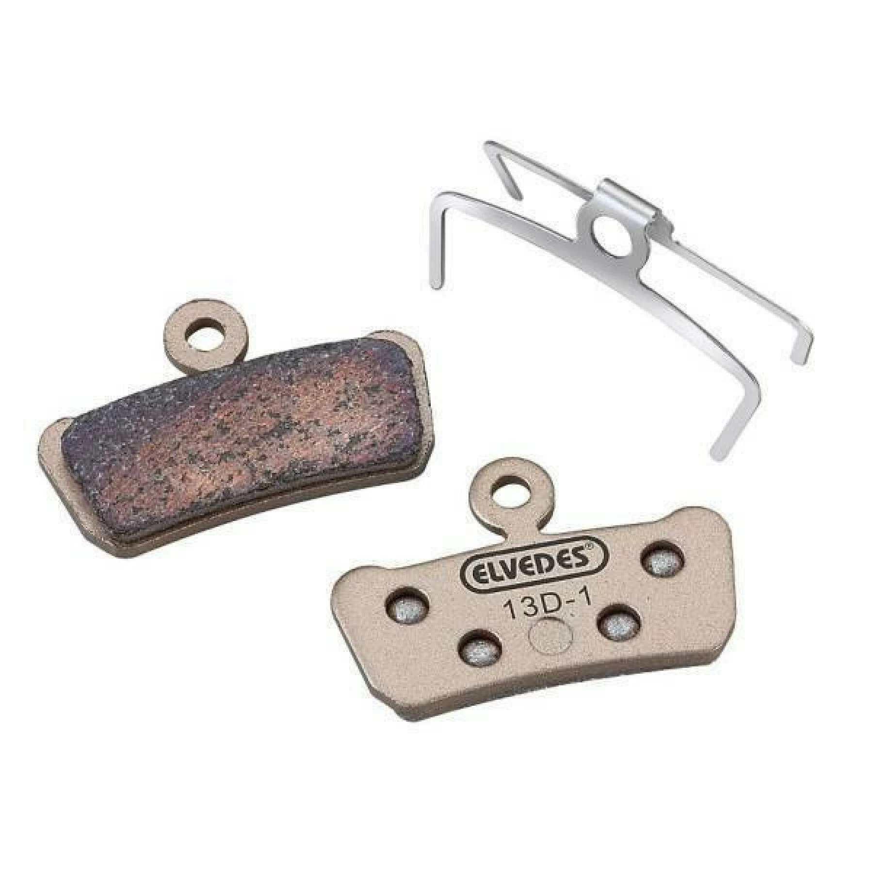 Paire De 10 Plaquettes De Frein Vélo Métaliques Elvedes SRAM Guide / Avid XO Trail 1 Paire De 10 Plaquettes De Frein Vélo Métaliques Elvedes SRAM Guide / Avid XO Trail