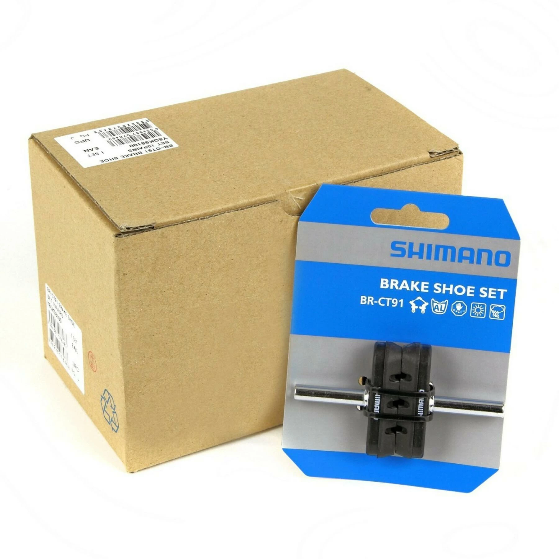 Jeu De Patins De Frein Shimano BR-CT10 1 Jeu De Patins De Frein Shimano BR-CT10